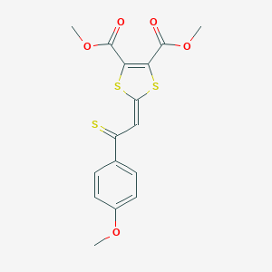 Dimethyl 2-[2-(4-methoxyphenyl)-2-thioxoethylidene]-1,3-dithiole-4,5-dicarboxylate