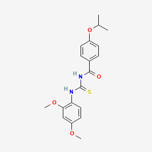 N-{[(2,4-dimethoxyphenyl)amino]carbonothioyl}-4-isopropoxybenzamide