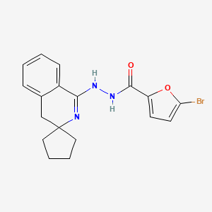 5-bromo-N'-4'H-spiro[cyclopentane-1,3'-isoquinolin]-1'-yl-2-furohydrazide