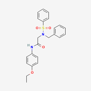 N~2~-benzyl-N~1~-(4-ethoxyphenyl)-N~2~-(phenylsulfonyl)glycinamide