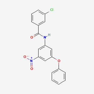 3-chloro-N-(3-nitro-5-phenoxyphenyl)benzamide