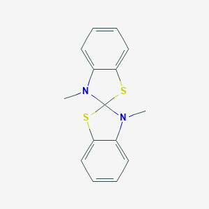 molecular formula C15H14N2S2 B344049 2,2'(3H,3'H)-spirobi[benzothiazole], 3,3'-dimethyl- 