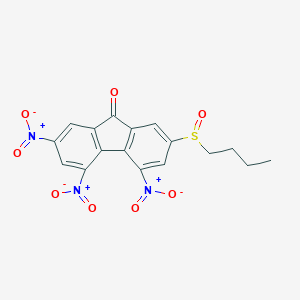 2-(Butylsulfinyl)-4,5,7-trinitro-9H-fluorene-9-one