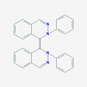 molecular formula C28H20N4 B344051 1,1'-Bis[2-phenyl-1,2-dihydrophthalazin-1-ylidene] 