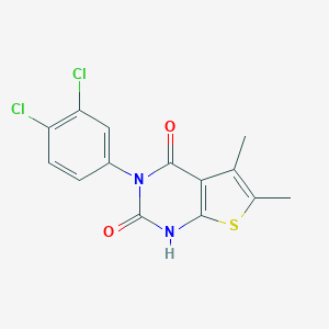 3-(3,4-dichlorophenyl)-5,6-dimethylthieno[2,3-d]pyrimidine-2,4(1H,3H)-dione