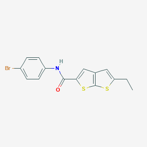N-(4-bromophenyl)-5-ethylthieno[2,3-b]thiophene-2-carboxamide