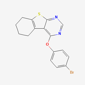 4-(4-bromophenoxy)-5,6,7,8-tetrahydro[1]benzothieno[2,3-d]pyrimidine