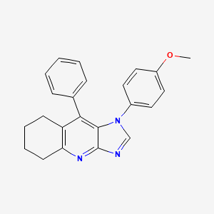 1-(4-methoxyphenyl)-9-phenyl-5,6,7,8-tetrahydro-1H-imidazo[4,5-b]quinoline