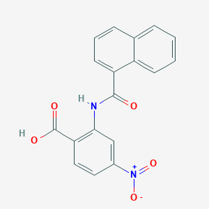 molecular formula C18H12N2O5 B3440821 2-(1-naphthoylamino)-4-nitrobenzoic acid 