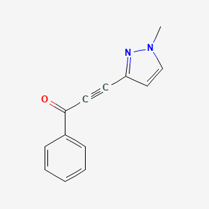 3-(1-methyl-1H-pyrazol-3-yl)-1-phenyl-2-propyn-1-one