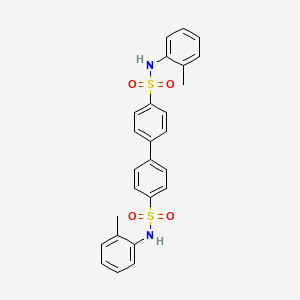 N,N'-bis(2-methylphenyl)-4,4'-biphenyldisulfonamide