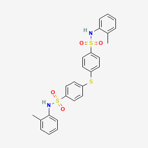 4,4'-thiobis[N-(2-methylphenyl)benzenesulfonamide]