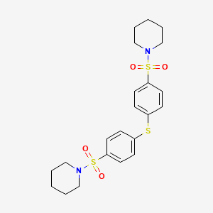 1,1'-[thiobis(4,1-phenylenesulfonyl)]dipiperidine