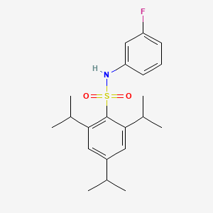 N-(3-fluorophenyl)-2,4,6-triisopropylbenzenesulfonamide