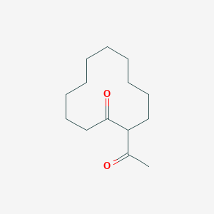 molecular formula C14H24O2 B344089 2-Acetylcyclododecanone 