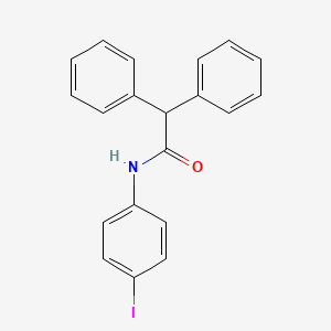 molecular formula C20H16INO B3440891 N-(4-iodophenyl)-2,2-diphenylacetamide CAS No. 70298-75-8