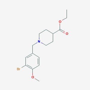 ethyl 1-(3-bromo-4-methoxybenzyl)-4-piperidinecarboxylate