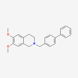 2-(4-biphenylylmethyl)-6,7-dimethoxy-1,2,3,4-tetrahydroisoquinoline