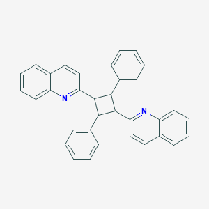 molecular formula C34H26N2 B344100 2-[2,4-Diphenyl-3-(2-quinolinyl)cyclobutyl]quinoline 