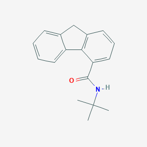 molecular formula C18H19NO B344107 N-(tert-butyl)-9H-fluorene-4-carboxamide 