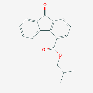 molecular formula C18H16O3 B344108 isobutyl 9-oxo-9H-fluorene-4-carboxylate 