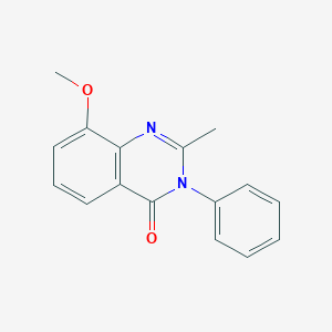 B034411 8-Methoxy-2-methyl-3-phenylquinazolin-4-one CAS No. 101350-83-8