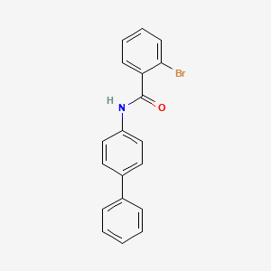 molecular formula C19H14BrNO B3441189 N-4-biphenylyl-2-bromobenzamide 