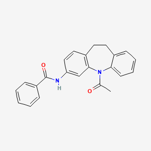 molecular formula C23H20N2O2 B3441215 N-(5-acetyl-10,11-dihydro-5H-dibenzo[b,f]azepin-3-yl)benzamide 