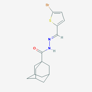 molecular formula C16H19BrN2OS B344123 N'-[(5-bromo-2-thienyl)methylene]-1-adamantanecarbohydrazide 