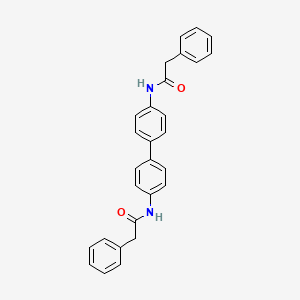 molecular formula C28H24N2O2 B3441382 N,N'-4,4'-biphenyldiylbis(2-phenylacetamide) 