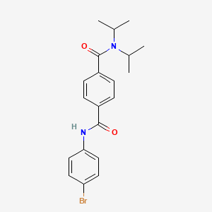 molecular formula C20H23BrN2O2 B3441392 N'-(4-bromophenyl)-N,N-diisopropylterephthalamide 