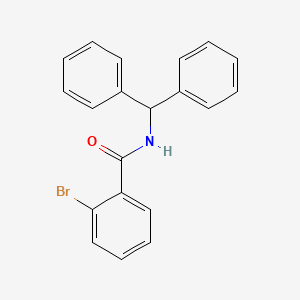 molecular formula C20H16BrNO B3441423 2-bromo-N-(diphenylmethyl)benzamide 