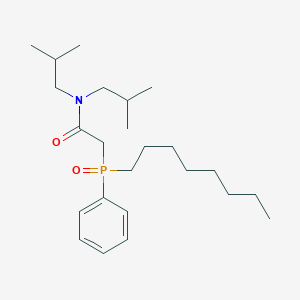 molecular formula C24H42NO2P B034415 N,N-Diisobutyl-2-(octyl(phenyl)phosphoryl)acetamide CAS No. 83242-95-9