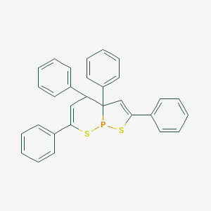 molecular formula C30H23PS2 B344150 2,3a,4,6-tetraphenyl-4H-thiaphospholo[2,3-b]thiaphosphinine 