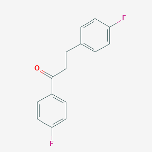 molecular formula C15H12F2O B034416 1,3-双(4-氟苯基)丙-1-酮 CAS No. 104147-29-7
