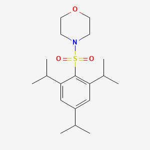 molecular formula C19H31NO3S B3441783 4-[(2,4,6-triisopropylphenyl)sulfonyl]morpholine 