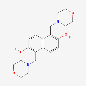molecular formula C20H26N2O4 B3441796 1,5-bis(4-morpholinylmethyl)-2,6-naphthalenediol 