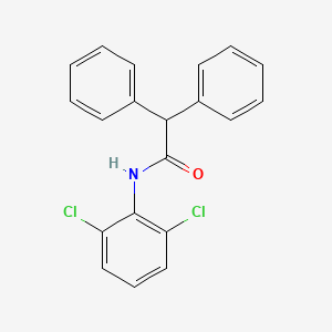 molecular formula C20H15Cl2NO B3442203 N-(2,6-dichlorophenyl)-2,2-diphenylacetamide 
