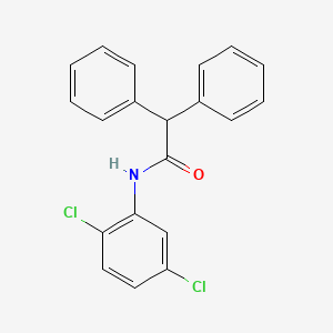 molecular formula C20H15Cl2NO B3442287 N-(2,5-dichlorophenyl)-2,2-diphenylacetamide 