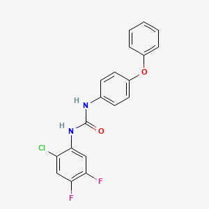 N-(2-chloro-4,5-difluorophenyl)-N'-(4-phenoxyphenyl)urea