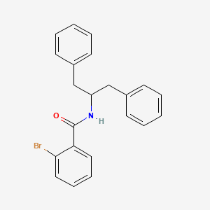 molecular formula C22H20BrNO B3442515 N-(1-benzyl-2-phenylethyl)-2-bromobenzamide 