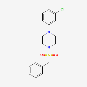 1-(benzylsulfonyl)-4-(3-chlorophenyl)piperazine
