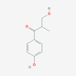 3-Hydroxy-1-(4-hydroxyphenyl)-2-methylpropan-1-one