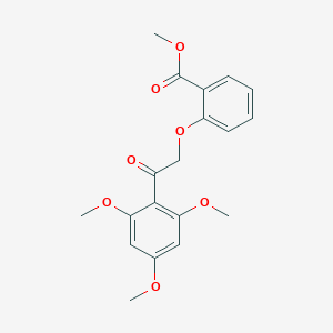 Methyl 2-[2-oxo-2-(2,4,6-trimethoxyphenyl)ethoxy]benzoate