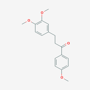 molecular formula C18H20O4 B344272 3-(3,4-Dimethoxyphenyl)-1-(4-methoxyphenyl)-1-propanone 
