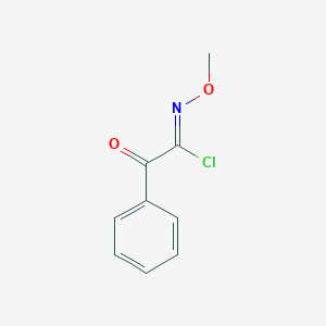 B034428 (1Z)-N-methoxy-2-oxo-2-phenylethanimidoyl chloride CAS No. 111042-15-0