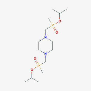 molecular formula C14H32N2O4P2 B3442800 diisopropyl [1,4-piperazinediylbis(methylene)]bis[methyl(phosphinate)] 