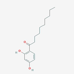 molecular formula C16H24O3 B344288 1-(2,4-Dihydroxyphenyl)-1-decanone 