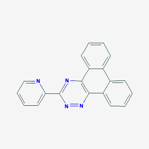 molecular formula C20H12N4 B344294 3-Pyridin-2-ylphenanthro[9,10-e][1,2,4]triazine 