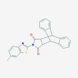17-(6-Methyl-1,3-benzothiazol-2-yl)-17-azapentacyclo[6.6.5.02,7.09,14.015,19]nonadeca-2,4,6,9,11,13-hexaene-16,18-dione